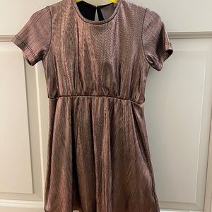 Bronze party dress- size 5